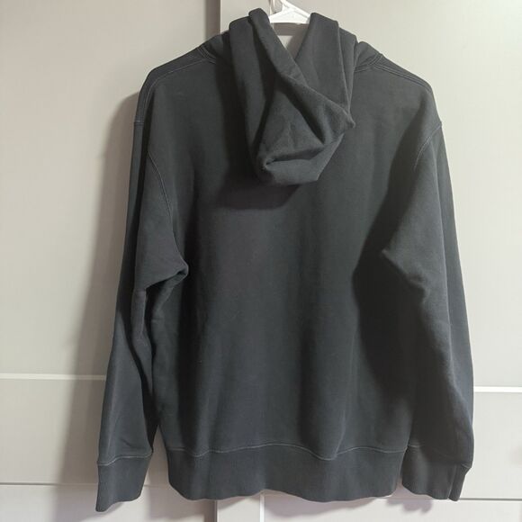 Uniqlo X Monster Hunter Sweatshirt Hoodie Black Large Cat Print Kangaroo Pocket - Picture 3 of 6